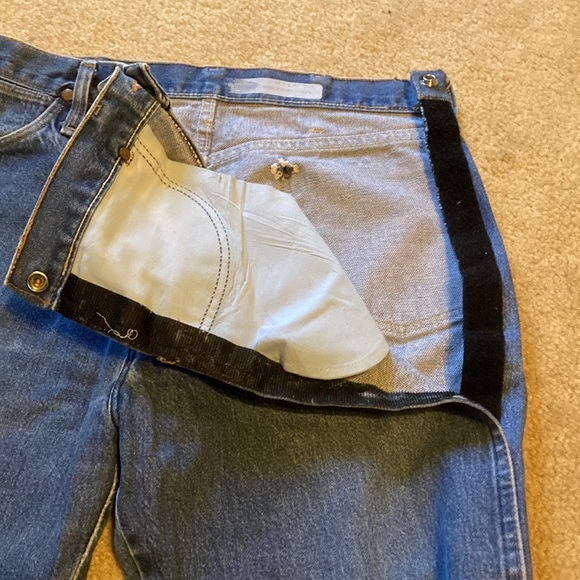 Men's Wrangler 13MWZ TEAR-OFF Jeans - 34 x 36 - Picture 4 of 7